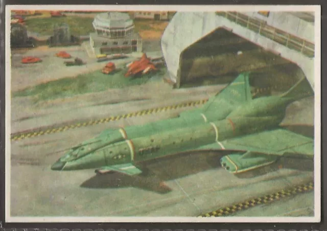 Somportex-Thunderbirds X73 (Coloured Somportex Back)1967-#62- Quality Card!!