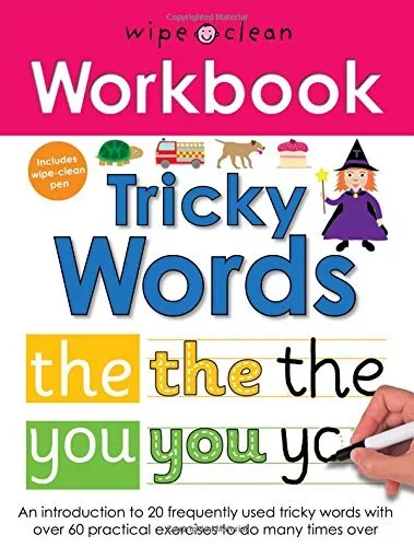 Tricky Words (Wipe Clean Workbooks) by Roger Priddy Book The Cheap Fast Free