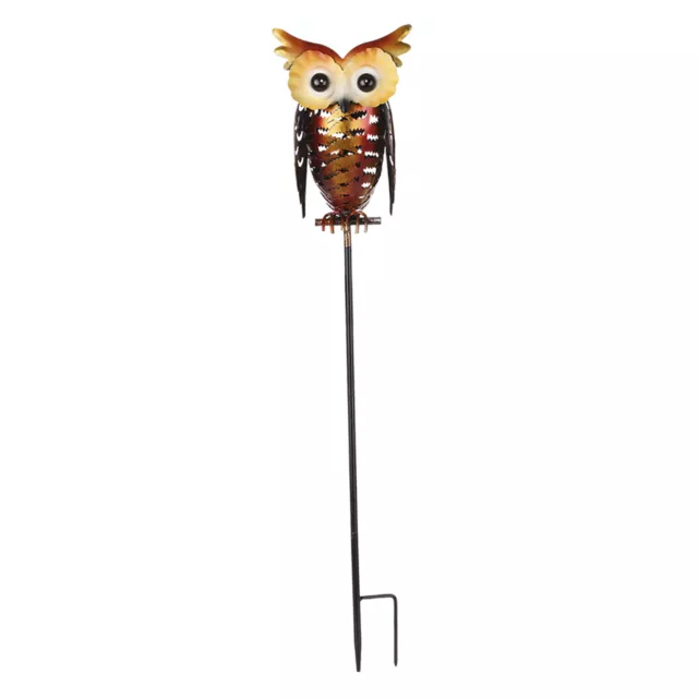 Tomshine Solar Powered Owl Lantern  Stake  Metal Owl Decorative W2H4