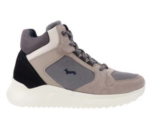 Harmont & Blaine Chaussures EFM232.024.6190 Baskets Homme en Cuir et Tissu