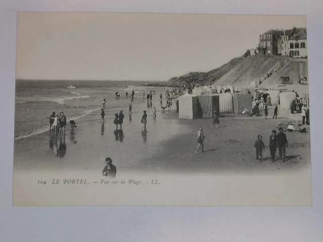2 x cpa 62 LE PORTEL. Cale et Hôtels vue du Fort de Couppes