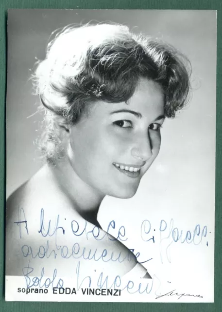 Lirica-Autografo-Soprano-Edda Vincenzi-
