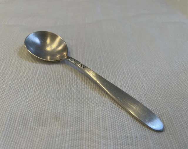 Union Pacific Railroad International Silver Soup /Bouillon Spoon Hutton Pattern