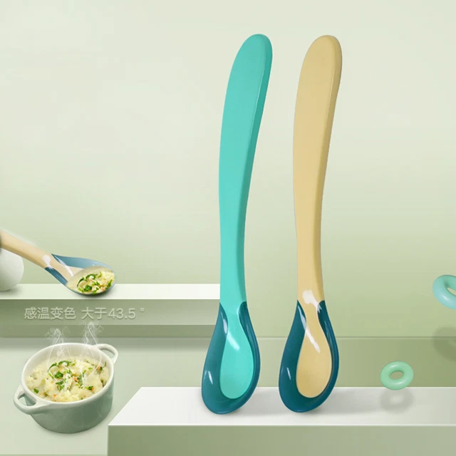 Baby Spoons Safe Material Soft-tip Prevents Choking Hazard Baby Feeding Spoons