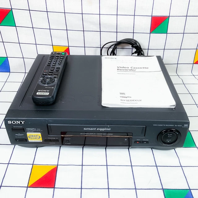 SONY SLVSE20UX VHS Video Cassette Player Recorder VCR Smart Engine