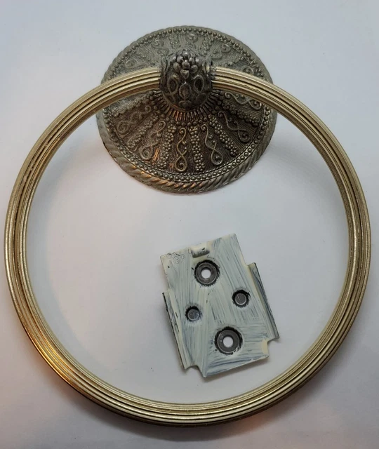 AMER TACK & CO Vintage Towel Ring D2404 Rodin Contessa 1968 Bathroom MCM Amertac
