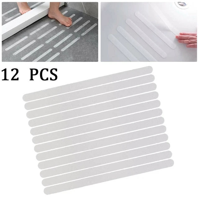 Lot De 30 Tapis Antidérapants Douche Étoiles De Mer + Grattoir – Bandes Adhésives Sécurité Baignoire Gris Et Bleu