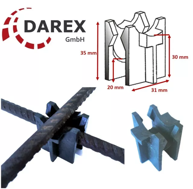 1000 PROFI Bewehrung Abstandhalter, Distanzhalter, Stahlbewehrung , Betonstahl