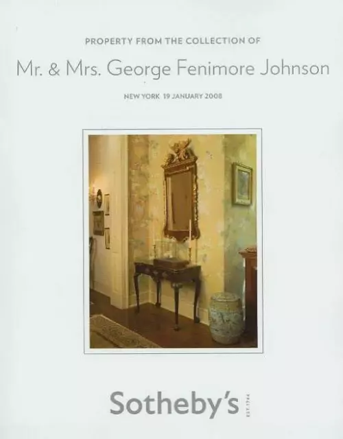 Sothebys George F. Johnson Americana Folk Art Collection Auction Catalog 2008