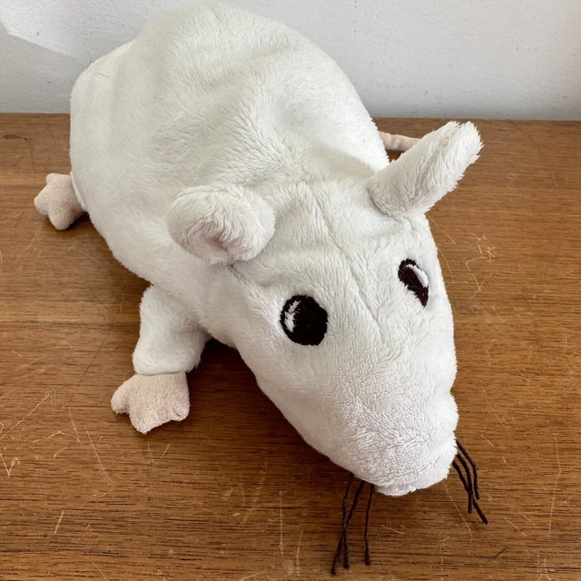 IKEA GOSIG RATTA Soft Toy Cuddly Plush White Rat Rodent Stuffed Animal ...