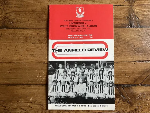 Liverpool v WBA 1972-73 Div 1 with League Review -Liverpool Title Winning Season