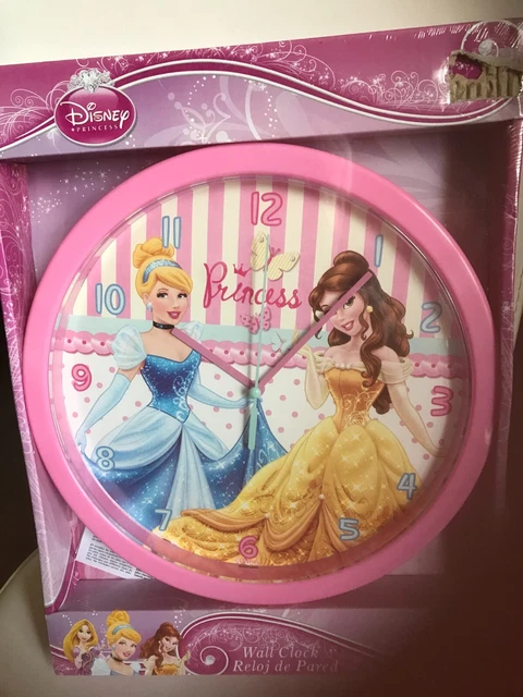 Reloj De Pared Disney Princess Nuevo