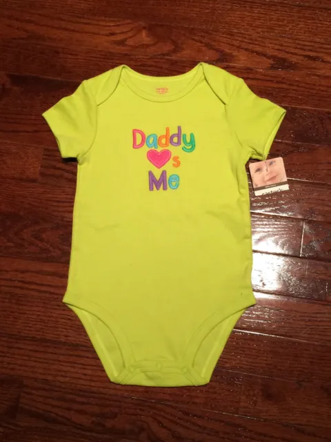 NWT Carters Infant Baby Unisex Short-Sleeve Bodysuit 24 Months