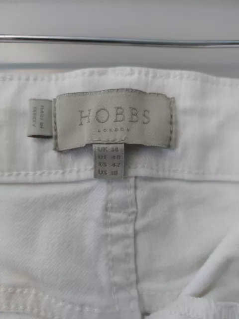 Jeans da donna bianchi Hobbs taglia 14 3