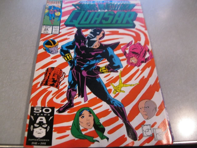 Quasar (1989) #24 by MARK GRUENWALD & GREG CAPULLO