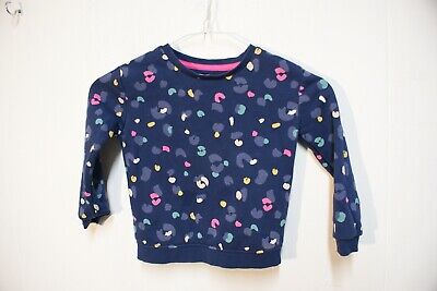 M&S Marks And Spencer Girls Sweatshirt -Navy- Age 2-3 Years (Na50)
