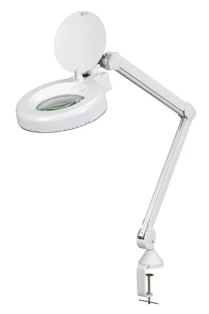 Sealey WL483D Bench Mounting Magnifying Work Light 48 SMD LED 230V