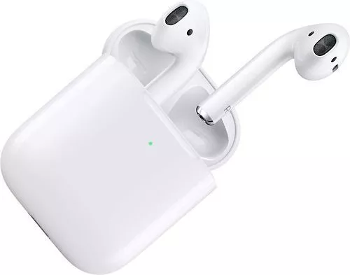 Apple AirPods weiß [2. Generation, mit kabellosem Ladecase]