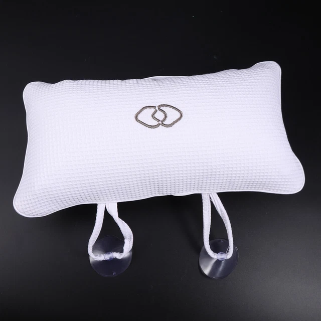 Cojín de baño blanco impermeable reposacabezas de bañera reposacabezas de baño