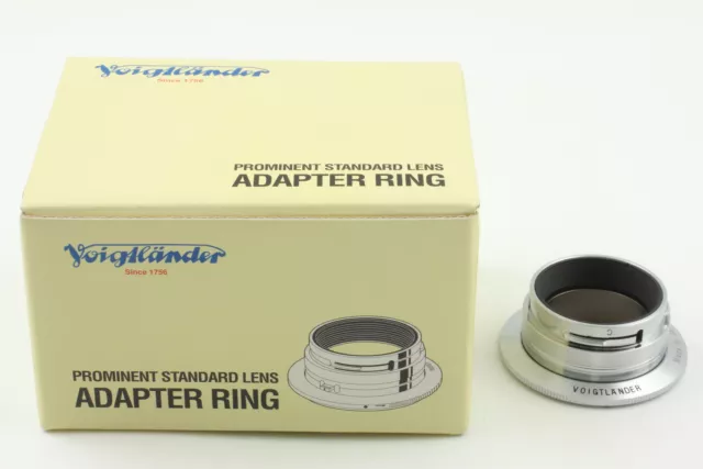 Boxed [Almost Unused] Voigtlander Prominent Lens Adapter to Contax RF From JAPAN