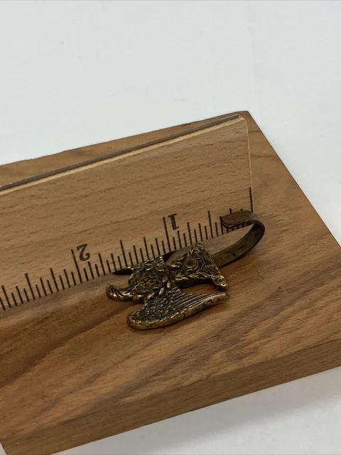 Vintage Brass Eagle Hook Wingspan Small Size Mixed Metal Lot Of 2 / 1-3/4”x1-1/8 6