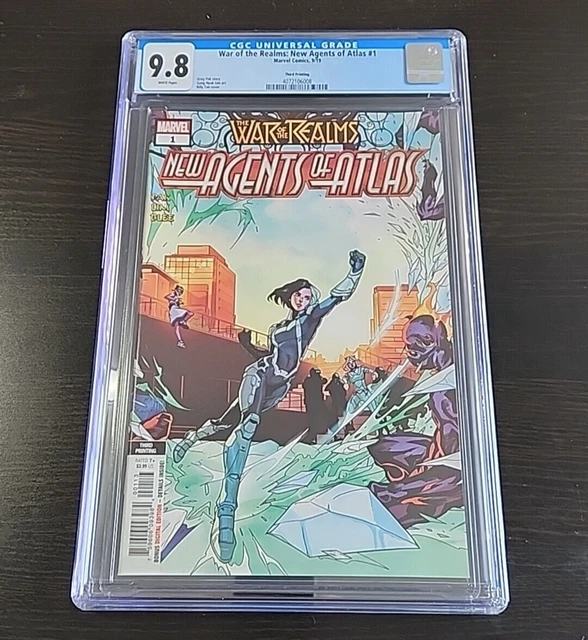 MARVEL War of the Realms New Agents of Atlas 1 CGC 9.8 Lim Variant 3rd Printing