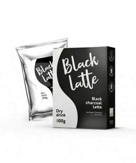 Poudre de café protéiné Black Latte - 100g Expédition rapide !