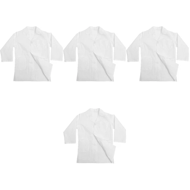 4x Multi-use Premium Reusable Creative Scientist Costume for Party