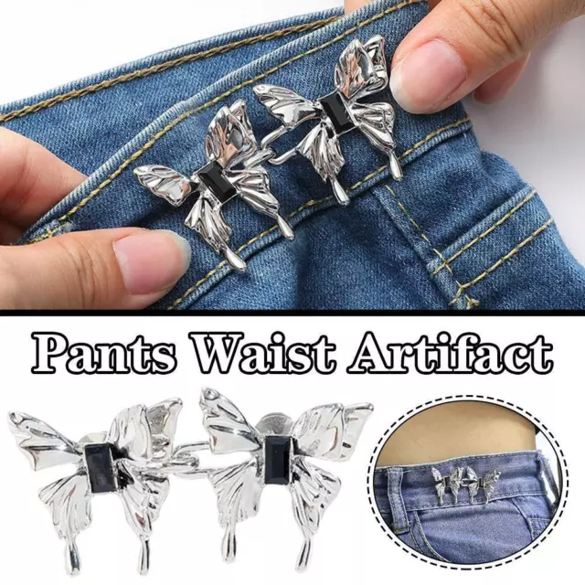 Pant Waist Buttons Pant Waist Tightener Button Clip Adjustable