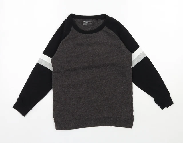 Felpa pullover marrone cotone NEXT per ragazzo taglia 9 anni pullover