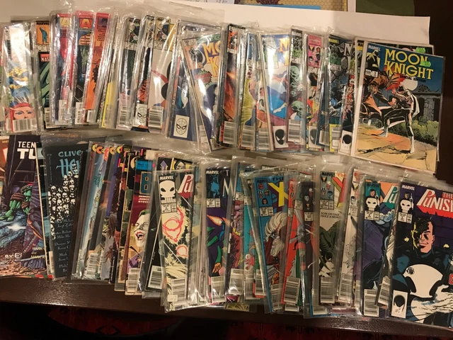 Comic Book Lot Marvel X-men Punisher Moon Knight Strange Tales Magic Gathering 