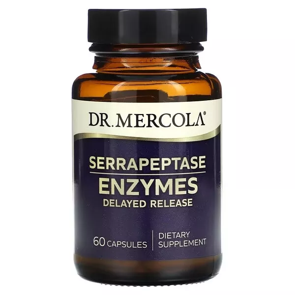 Dr Mercola Serrapeptase Enzymes 60 Capsules