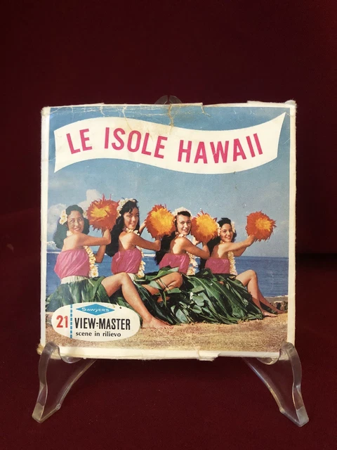 View-Master Stereo 3D, A125 - LE ISOLE HAWAII -