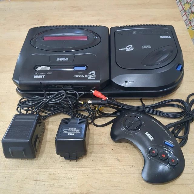 Nintendo Switch SEGA MEGA DRIVE2 MEGA CD2 HAA-2912 SEGA Mega-CD 2 Konsole + Mega Drive 2 + 5 Spiele + Pad +