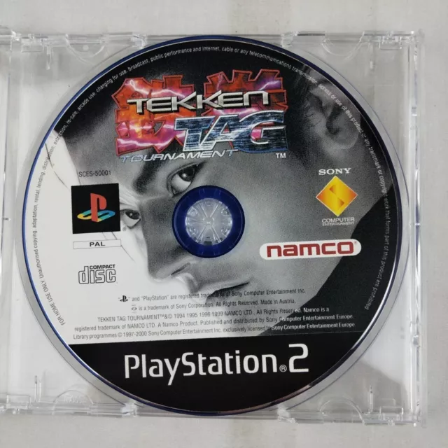 Tekken Tag Tournament Sony PlayStation 2 PS2 PAL Game (DISC ONLY) Tested