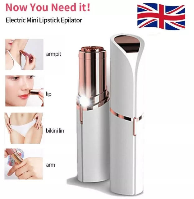 NEW Finishing Touch Painless Facial Hair Remover Discreet Pain-Free Epilator UK