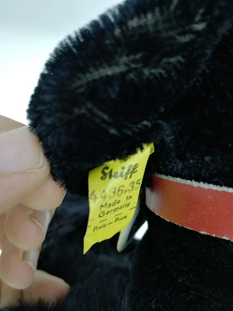 Original STEIFF 5314... peluche / caniche de peluche SNOBBY, 14 cm