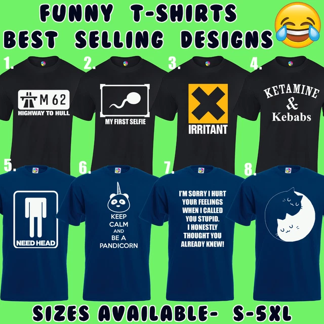 Funny T Shirts Mens T-Shirt Top Joke Novelty Tee Rude Design Gift S - 5Xl (Md29)