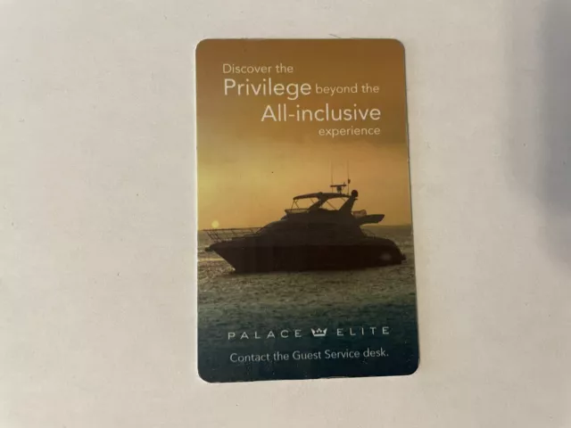 Palace Elite Hotel Room Key Card