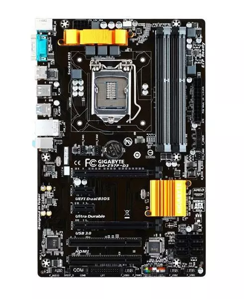 Gigabyte GA-Z97P-D3 Rev.1.1 Intel Z97 Mainboard ATX Sockel 1150   #54032