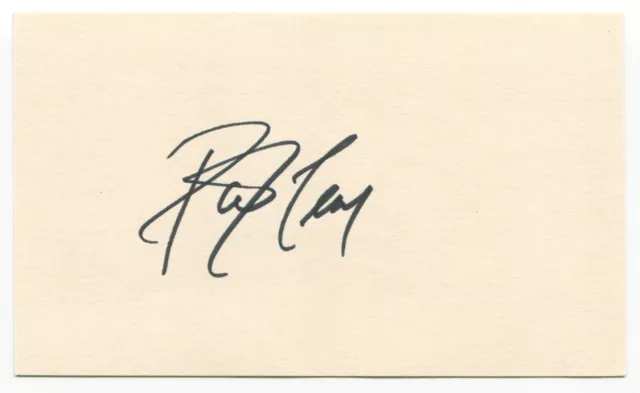 Patrick Leahy Signed 3x5 Index Card Autographed Senator Actor Batman Movies