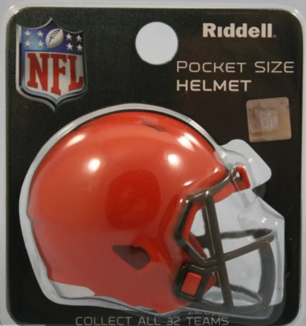 Cleveland Browns Nfl Riddell Mini Speed Pocket Pro Helmet