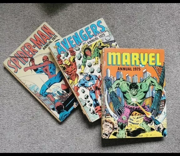 Spiderman, The Avengers And Marvel Annuals 1975