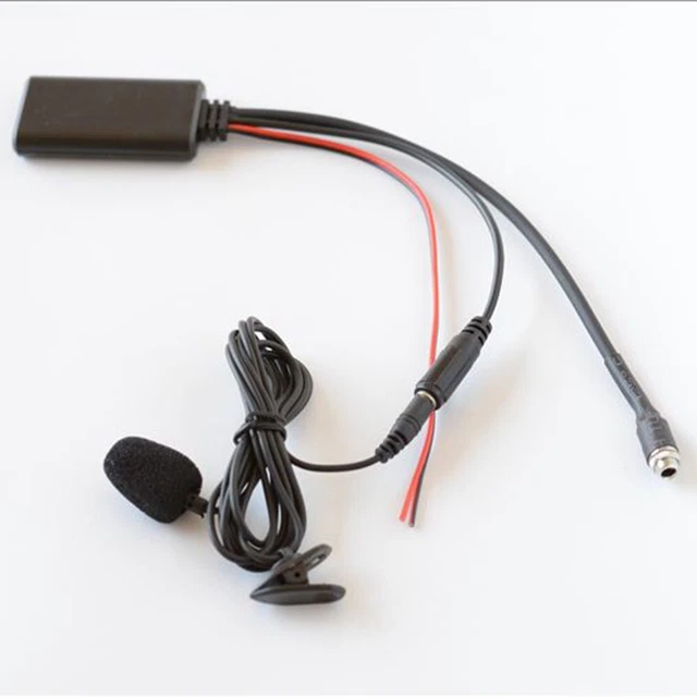 Utile adattatore Bluetooth auto 5-12 V con MIC audio wireless da donna a maschio