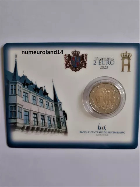 DISPO Coincard 2 EURO LUXEMBOURG 2023 Commémo. Chambre des Députés.