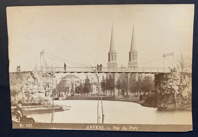 LIV15032  Photographie Photo vintage d&#039;époque Belgique Anvers