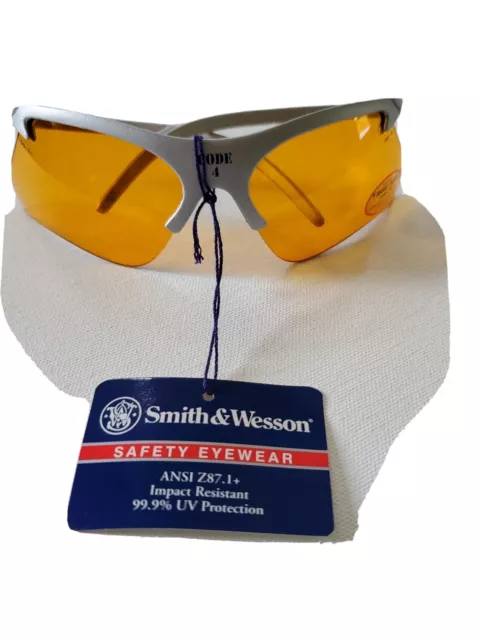 Smith & Wesson® Orange Tinted Code 4 Safety and Shooting Glasses