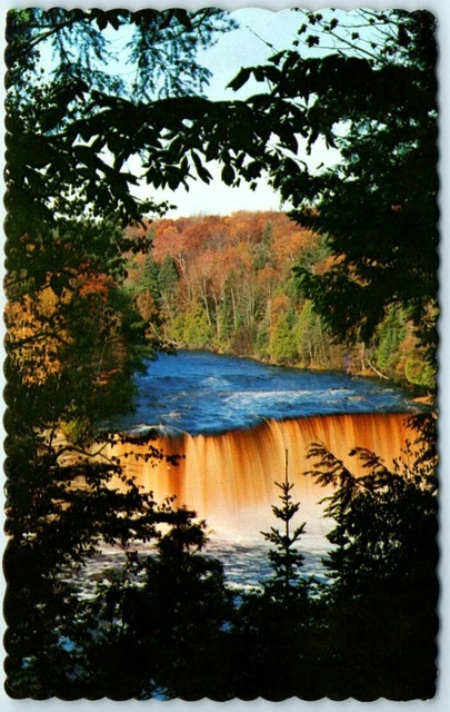 A glimpse of the Upper Tahquamenon Falls, Tahquamenon Falls State Park, Michigan