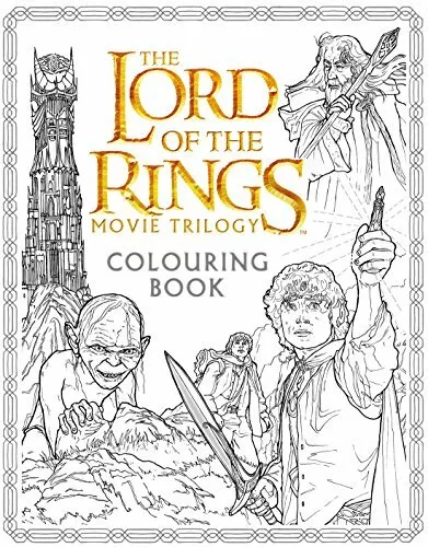 The Lord of the Rings Movie Trilogy Colouring Book By Warner Brothers, J. R. R.