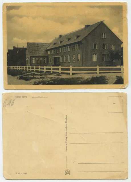 87255 - Ratzeburg - youth hostel - old postcard
